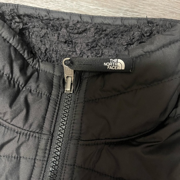 The North Face Printed Reversible Mount Chimbo Puffer Fur Jacket Boys L 12/14 - Picture 6 of 9